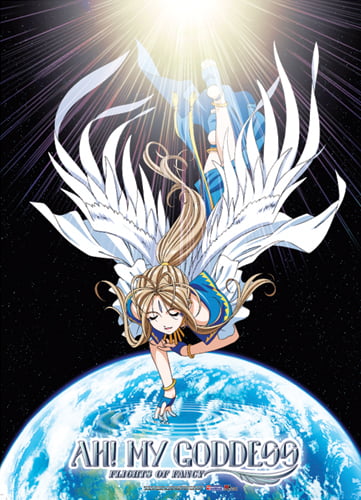 My Goddess Ah Belldandy Earth Descend Fabric Poster New ge5293 Wall Scroll 