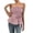 Pink, variant on Women's Strapless Knit Tube Top Casual Summer Bandeau Blouse with Ruffle for Beach Outings Black,L