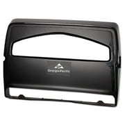 Safe-T-Gard Toilet Seat Cover Dispenser, Half-Fold, 16.38 X 2.5 X 11.75, Black | Bundle of 10 Each