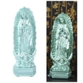 thumbnail image 4 of Estatua católica de resina de la Virgen María, figura religiosa, regalo de Navidad, decoración del hogar Verde, 4 of 9