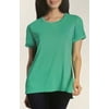 Ellen Tracy Women's Soft Knit Crew Neck Tunic Top, Emerald Small