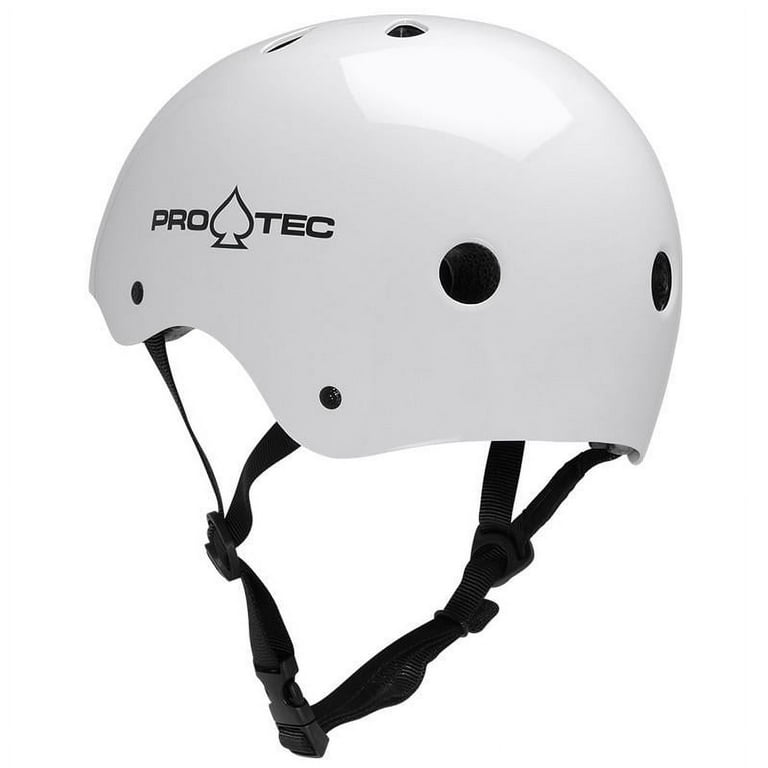 スケートボード PRO-TEC SKATE HELMET GLOSS WHITE XS Protec Classic Skate XS 20.5 to 21.3in (52 to 54 cm) Gloss
