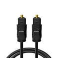 thumbnail image 3 of ruzhgo Optical Cable SPDIF Digital Audio Wire Double Loop Durable TV Connector Power Amplifier Data Cables Extension Electric Wires 300cm Black 1200cm, 3 of 6