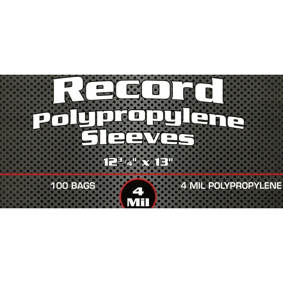 BCW Supplies 4 Mil Record Sleeves (100 Count Pack)