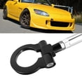 thumbnail image 1 of Xotic Tech JDM Sport Track Racing Style CNC Aluminum Screw-on Tow Hook Front Bumper Compatible with Acura TL or Honda Fit S2000 (Black), 1 of 8