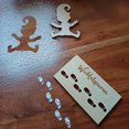 thumbnail image 5 of Dwarf Template Wooden Handicraft Wooden Shaped Home Pendant Cutting Wood Chips Dwarf Person, Wooden Shaped Home Pendant, Cutting Wood Chips, Handmade Wooden Art, Decorative Wall Hanging,, 5 of 5