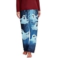 thumbnail image 5 of XUNKUSGA Halloween Pajama Pants for Women Comfortable Loose Fit Womens Pajama Pants Casual Elastic Waist Wide Leg Loungewear Bottoms Halloween Gifts S, 5 of 5