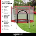 thumbnail image 2 of Trampolín para Niños Xtreme Life Brinconlin 1.40 Metros Red Seguridad Rojo, 2 of 8