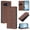 Brown, variant on Leather For Google Pixel 10 Pro XL / Pixel 9 Pro XL, RFID Blocking Protection, Playful Cats Embossed Flip Wallet Leather Case With Card Holder Magnetic Closure Phone Cases Cover,Orange