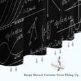 thumbnail image 6 of Math Equations Symbols Black Pattern Shower Curtain 72"x72" ,Bathroom Decorative Shower Curtains Set with 12 Hooks,Modern Waterproof Washable Shower Curtain, 6 of 6