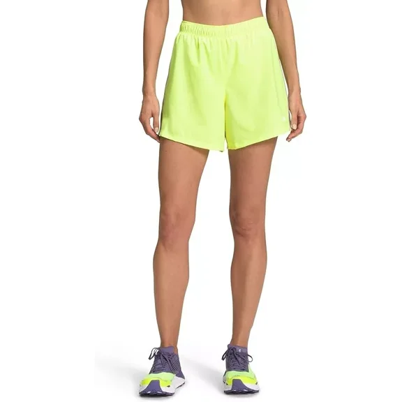 The North Face Womens Elevation Shorts, Led Yellow, XL