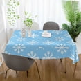 thumbnail image 3 of Yayeee Tablecloths 60" x 120" Rectangle Wrinkle Resistant Party Table Cover, Snowflake Pattern, 3 of 8