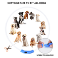 thumbnail image 4 of Collar para perro emisor de luz recargable, lámpara para perro impermeable IP67 para caminar nocturno, ajustable,, 4 of 5