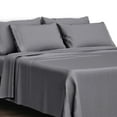 thumbnail image 2 of 6 Pcs Microfiber Comfort Deep Pocket Bed Sheet Set in Cal King Size Beige, 2 of 5