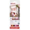 thumbnail image 1 of Set de plumones pincel para porcelana edding 4200, 6 colores, tonos cálidos, 1 of 9