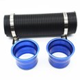 thumbnail image 2 of Universal Blue Flexible Ex for Panda ble Vehicle Air Intake Hose System -, 2 of 4