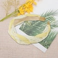 thumbnail image 6 of Unique Bargains 1 Pc Lace Twist Braided Headbands Yellow, 6 of 6