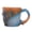 Yellow and Blue, variant on M Buder Multicolor Crystal Coffee Mug 11 oz / 320 ml Resin Mineral Rock Coffee Cup with Large Capacity Comfortable Handle, Unique Healing Stone Geometric Mug Gift for Friends and Coffee Lovers