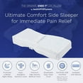 thumbnail image 4 of Back Support Systems Knee-T Memory Foam Leg Pillow Patented - Best Side Sleeper Pillow for Back Pain Relief, Hip and Sciatica Pain, Side Sleepers (Standard), 4 of 4