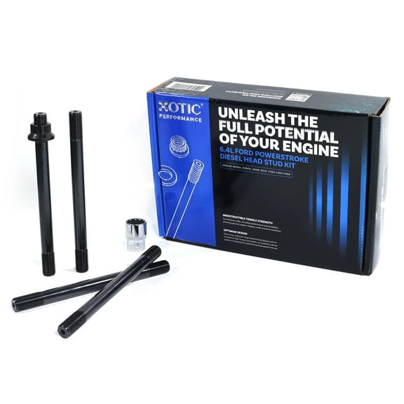 Head Stud Replacement Kit for 2008-2010 Ford PowerStroke 6.4L F250 F350 F450 CP875 | Installation Instructions & Assembly Lubricant Included