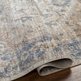 thumbnail image 4 of Mark&Day Washable Rugs, 8x8 Estill Traditional Beige Square Area Rug, Oatmeal Gray Dark Blue Carpet for Living Room, Bedroom or Kitchen (7'10" Square,Machine Washable), 4 of 7