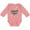 Mauve, variant on Inktastic Flower GIrl with Flower Circle Girls Long Sleeve Baby Bodysuit