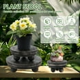 thumbnail image 5 of 3 Pcs Wood Plant Stand Indoor Outdoor, Round Wood Riser for Decor 3/4/5" Wooden Stool Display Stand Flower Pot Holder Small Planter Tray Modern Potter Decorative for Desktop Counter Room, 5 of 11