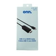 thumbnail image 2 of onn. 6FT./1.8 m USB-C to HDMI Cable, 2 of 5