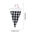 thumbnail image 3 of Christmas Plaid Cutlery Bag, Silverware Holder with Imitation White Edge, Cloth Utensil Pouch for Holiday Table Setting,Vsgery, 3 of 9