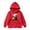 Red, variant on Girls Long Sleeve Cow Print Hooded Sweatshirt Soft Casual Pullover For Kids Girls and Toddlers' Pullover Hoodie Sweatshirt