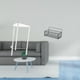 thumbnail image 2 of Mesa Auxiliar Minimalista De Acrílico Transparente Con Cesta Flotante De Alambre Metálico, Mesita De Noche Moderna Y Estantes Organizadores De Pared Para Sala De Estar, Dormitorio, Oficina,, 2 of 8