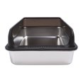 thumbnail image 1 of Caja De Para Gatos De Acero Inoxidable, Sem Cerrado Alta Cara Caja De Grande Kitty Fuga De Orina Anti Limpieza Fácil Caja De Cubierta No Pegajosa, 1 of 7