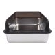 thumbnail image 1 of Caja De Para Gatos De Acero Inoxidable, Sem Cerrado Alta Cara Caja De Grande Kitty Fuga De Orina Anti Limpieza Fácil Caja De Cubierta No Pegajosa, 1 of 7