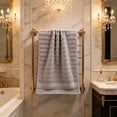 thumbnail image 6 of Celsvanis Hand Towel Soft Highly Absorbent Quick Dry Lint Free Face Towel Gentle Skin Friendly for Home Bathroom Daily Cleansing Use, Gray, 6 of 7