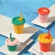 thumbnail image 2 of Vasos para niños y niños pequeños – Vasos para batidos a prueba de derrames con tapas regulares a prueba de fugas y pajitas de silicona – Vaso para bebé sin BPA para beber Adepaton HMHZ1063-2, 2 of 6
