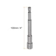 thumbnail image 2 of Uxcell 1/4" Vástago Hexagonal de Cambio Rápido 5/16" Punta Magnética de Destornillador de Tuerca, Longitud de 4" Tamaño SAE, 2 of 5