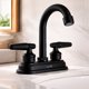 thumbnail image 2 of Mezcladora De Baño Para Lavabo De 4 Negro Mate, 2 of 4