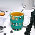 thumbnail image 5 of Yiaed Cartoon Dogs Print Ceramics Coffee,Large Handle Design,Extra Large Tea and Coffee Cup for Office and Home Mugs, 5 of 6