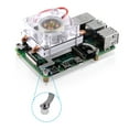 thumbnail image 3 of 52Pi Raspberry Pi 4 Fan, Raspberry Pi Low-Profile CPU Cooler with RGB Cooling Fan and Raspberry Pi Heatsink for Raspberry Pi 4 Model B & Raspberry Pi 3B+ & Raspberry Pi 3 Model, 3 of 7