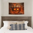 thumbnail image 4 of Halloween Tapestry Wall Hanging, Halloween Mechanical Pumpkin Tapestry for Bedroom Aesthetic, Cute Tapestry Wall Decor, Halloween Decoration for Bedroom, Living Room, Indoor 29x37in, 4 of 7