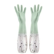 Mnycxen Beam Mouth Single-Layer Waterproof Plastic Durable Washing Home Universal Gloves