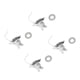 thumbnail image 1 of sweethay Válvula de aire para bote inflable, 4 Uds., válvulas de de PVC, accesorio adaptador de 8 orificios, suministros para yates, Bombillas para automóviles, 1 of 6