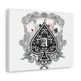 thumbnail image 5 of Gothic Coat Of Arms Ace Of Spades Playing Card Canvas Wall Art for Home Decor Ready-to-Hang, 5 of 18