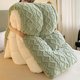 thumbnail image 5 of Soft Double Layer Lambskin Throw Blanket Adult Comfortably Blanket Sofa Bed Washable Lightweight Blanket Warm Suitable For All Seasons, 5 of 6