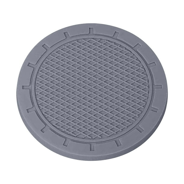 Alfombras de Caucho para Coches,2Pc Honeycomb Car Water Mat Color Sólido de Tapicera de Aislamiento Térmico,Antideslizante Car Cup Holder Mat Decor,Tapicera de Color de Agua,,