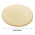 thumbnail image 3 of Japceit Small Round Chair Cushion, Compact Seat Pad for Balcony Bedroom, Anti Slip Bottom Sitting Mat, Comfortable Home Office Chair Seat Cover, 3 of 4