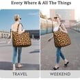 thumbnail image 5 of Funny Cartoon Pizza Print Weekender Bag Multipurpose Travel Tote Bag with Large Capacity, Lightweight, Adjustable Strap for Pizza Party Time Everyday Use, 5 of 5