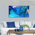 thumbnail image 2 of Modern Abstract Canvas Wall Art Colorful Abstract Framed Painting Wall Decor for Bedroom Livingroom Office Ready to Hang, 2 of 5