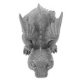 thumbnail image 1 of Phenofice Adorable Sculpture de Dragon de Cour en Résine Gris Foncé Décoration de Jardin 1ensemble, 1 of 8