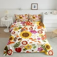 thumbnail image 2 of Castle Fairy Cartoon Mushroom 2pcs Bedding Comforter Set,Vintage Flower Twin Comforter Sets,Spring Garden Breathable Bedding Set,Breathable Botanical Home Decor, 2 of 8